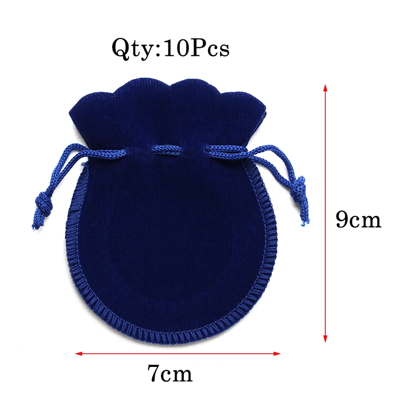 Бархатные мешочки Linsoir Beads 7x9 см, черные/красные, набор из 10 штук 
Бархатные мешочки Linsoir Beads 7x9 см, черные/красные, набор из 10 штук