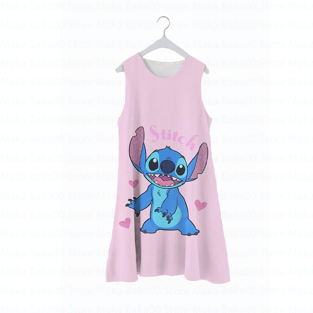 Children's Clothing Princess Dress Disney Stitch Collection Summer New Round Neck Sleeveless Print Casual Cute Girls Dress
Children's Clothing Princess Dress Disney Stitch Collection Summer New Round Neck Sleeveless Print Casual Cute Girls Dress
