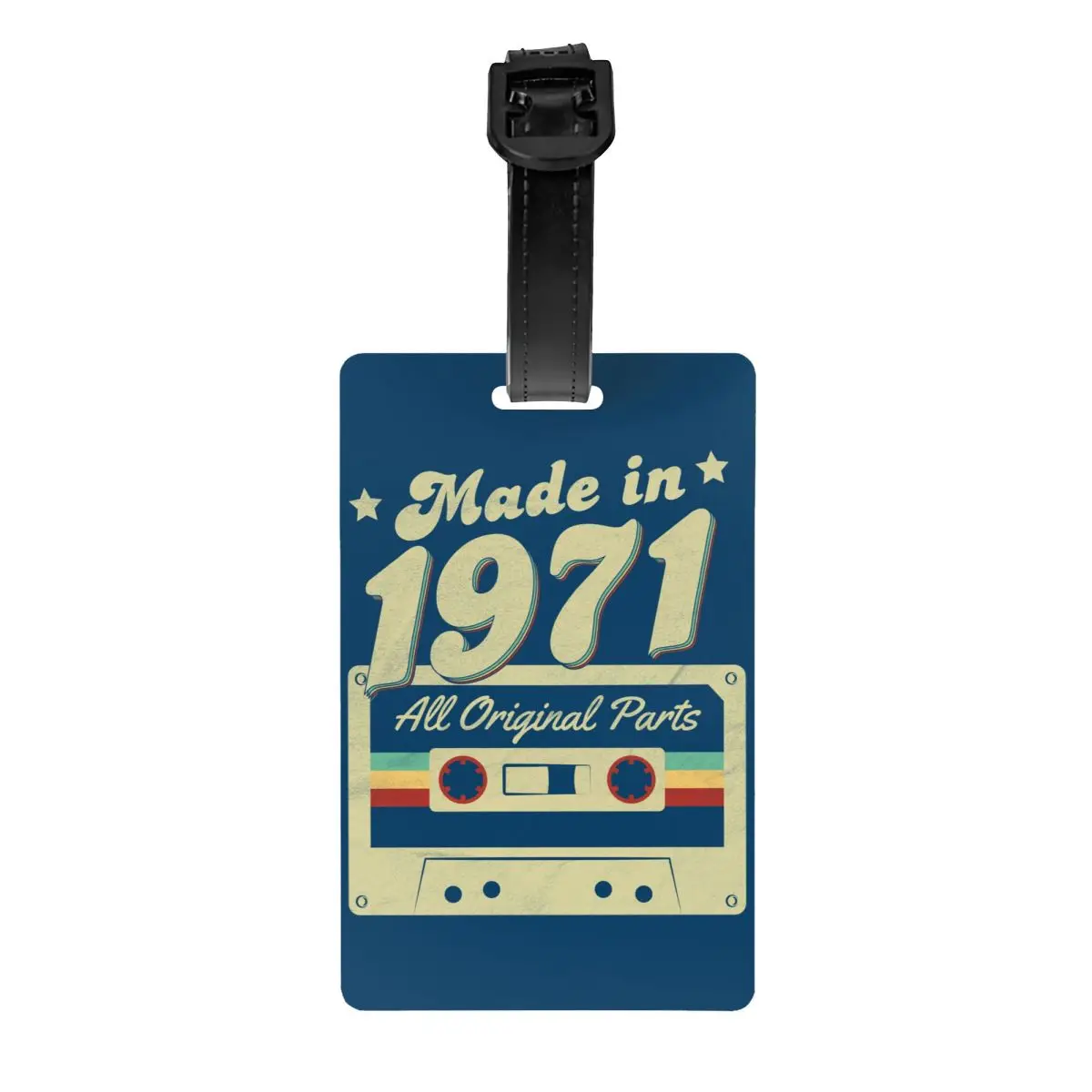 Vintage Made In 1971 Luggage Tag 50th 50 Years Old Birthday Suitcase Baggage Privacy Cover ID Label
Vintage Made In 1971 Luggage Tag 50th 50 Years Old Birthday Suitcase Baggage Privacy Cover ID Label