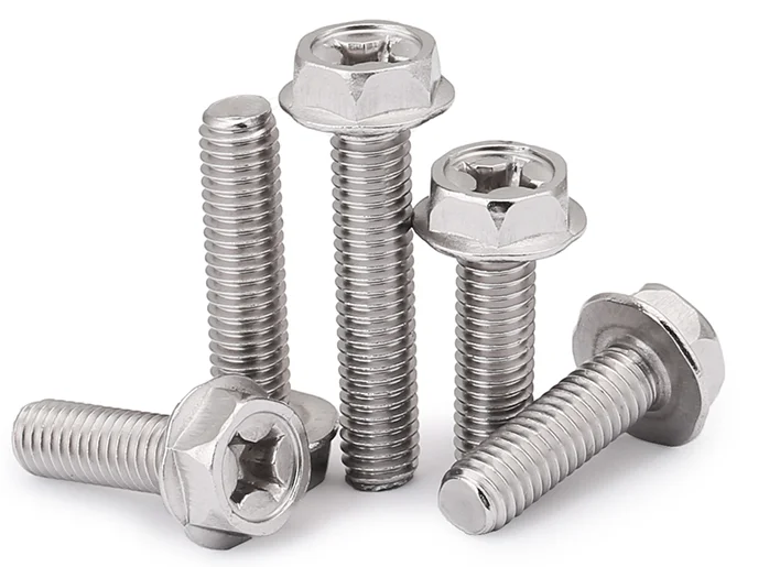 

M4 M5 M6 6mm 8mm 10mm 12mm 16mm 20mm 25mm to 40mm 304 Stainless Steel Phillips Cross Bolt Hexagon Spring Plain Flange Screw