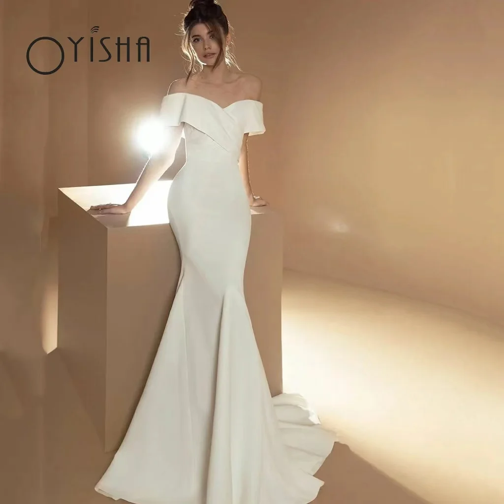 OYISHA Elegant Satin Mermaid Wedding Dresses Ivory Sweetheart Strapless Sexy Backless Simple Bridal Gowns 2023 Robes De
OYISHA Elegant Satin Mermaid Wedding Dresses Ivory Sweetheart Strapless Sexy Backless Simple Bridal Gowns 2023 Robes De