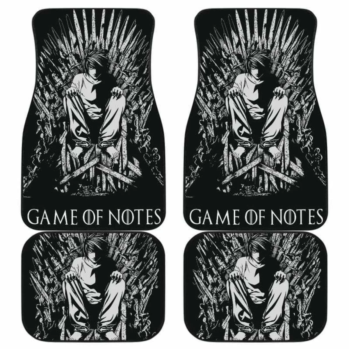 Автомобильные коврики Death Note, универсальные, подходят для 051912, полный комплект, 4 шт., передние и задние автомобильные коврики
Автомобильные коврики Death Note, универсальные, подходят для 051912, полный комплект, 4 шт., передние и задние автомобильные коврики