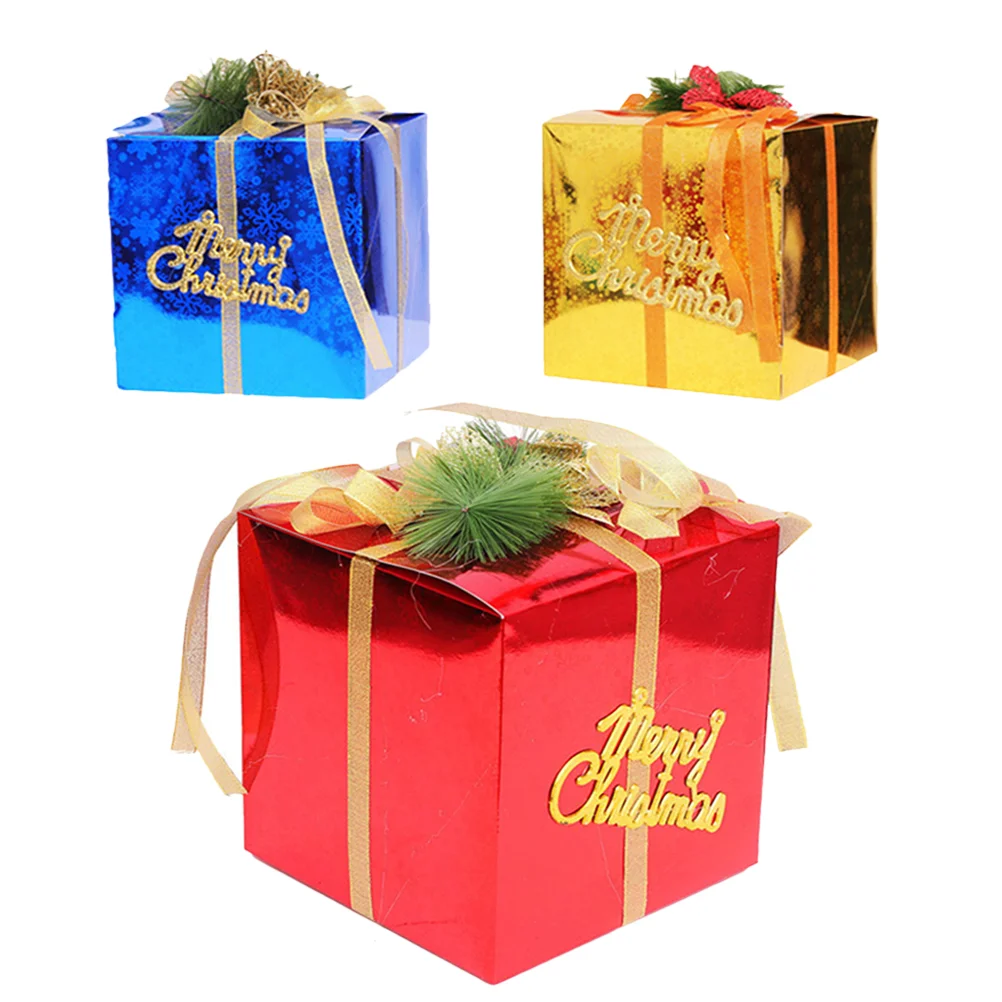 3 Pcs Christmas Gift Box Desktop Ornament Decorative Xmas Foam Layout Adornment Tree Bottom Decoration 
3 Pcs Christmas Gift Box Desktop Ornament Decorative Xmas Foam Layout Adornment Tree Bottom Decoration