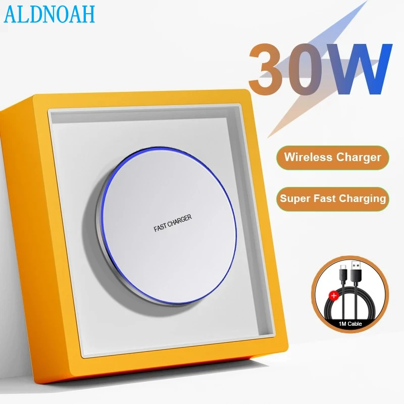 30W Fast Wireless Charger Pad For Samsung S22 S23 Ultra Xiaomi 12 13 Pro Fast Charging For iPhone 14 13 12 11 Pro Max X Charger
30W Fast Wireless Charger Pad For Samsung S22 S23 Ultra Xiaomi 12 13 Pro Fast Charging For iPhone 14 13 12 11 Pro Max X Charger