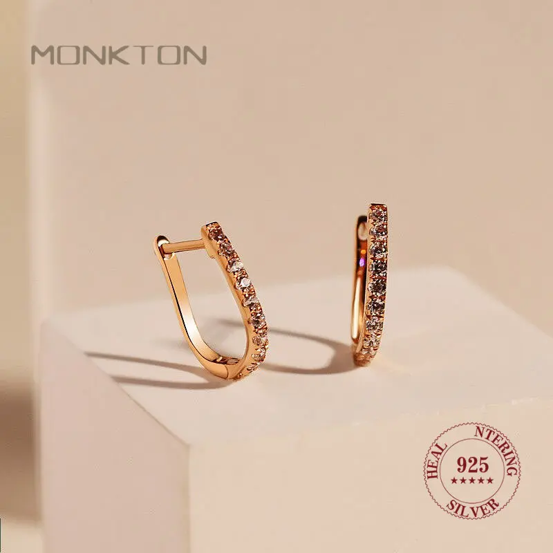 Женские U-образные серьги-кольца Monkton, серьги-гвоздики из настоящего серебра 2023 пробы с цирконом, серьги в форме подковы для женщин, свадебный подарок, 925
Женские U-образные серьги-кольца Monkton, серьги-гвоздики из настоящего серебра 2023 пробы с цирконом, серьги в форме подковы для женщин, свадебный подарок, 925