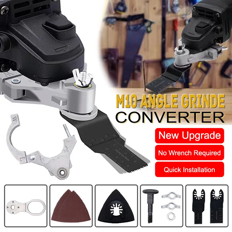 Angle Grinder Conversion Universal Head Set 100 Type Adapter M10 Multifunctional Electric Trimming Shovel Polishing Tool
Angle Grinder Conversion Universal Head Set 100 Type Adapter M10 Multifunctional Electric Trimming Shovel Polishing Tool
