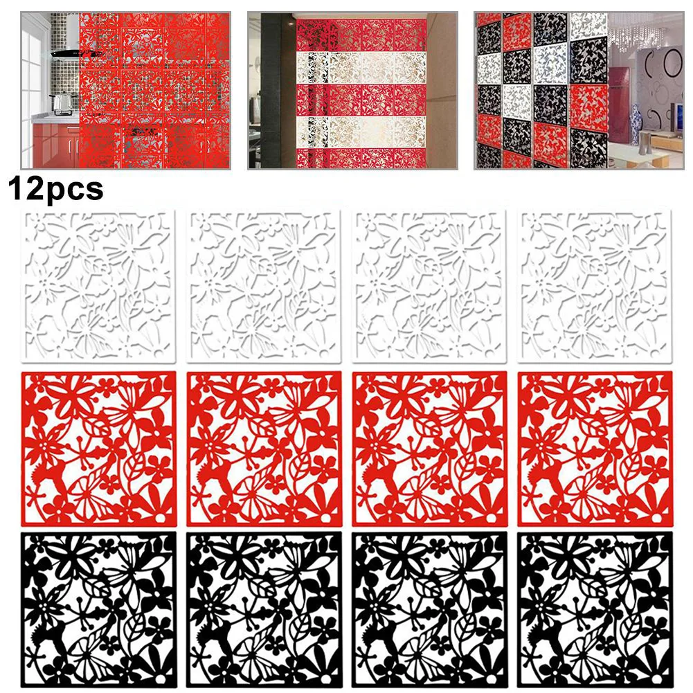 12PCS Hanging Screen Partition Divider Panel Carving Openwork Room Divider Screen Hanging Panel Curtain Partitions Decoration
12PCS Hanging Screen Partition Divider Panel Carving Openwork Room Divider Screen Hanging Panel Curtain Partitions Decoration