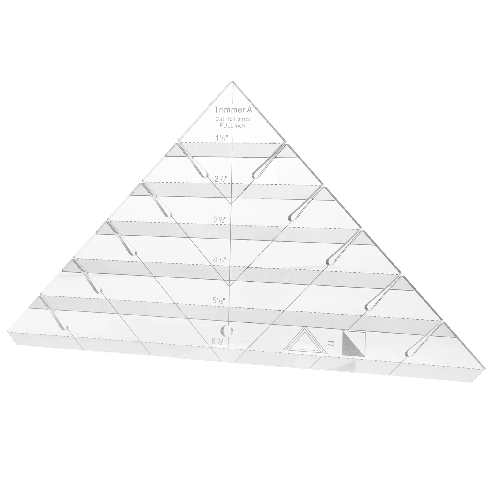 Fabric Triangle Ruler Quilting Template DIY Patchwork Clothing Transparent Sewing Templates Supplies
Fabric Triangle Ruler Quilting Template DIY Patchwork Clothing Transparent Sewing Templates Supplies