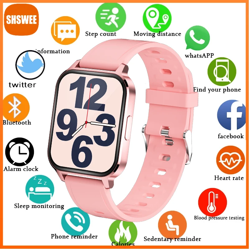 For Huawei Xiaomi Smart Watch Women Color Screen Full Touch Fitness Tracker Blood Pressure Electronic Clock Women Smartwatch
For Huawei Xiaomi Smart Watch Women Color Screen Full Touch Fitness Tracker Blood Pressure Electronic Clock Women Smartwatch
