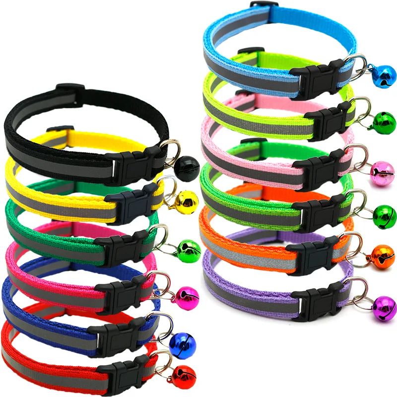 1pcs Reflective Cats Collar with Bell Pet Luminous Teddy Elastic Adjustable Dog Lead with Soft Material Pet Supplies
1pcs Reflective Cats Collar with Bell Pet Luminous Teddy Elastic Adjustable Dog Lead with Soft Material Pet Supplies
