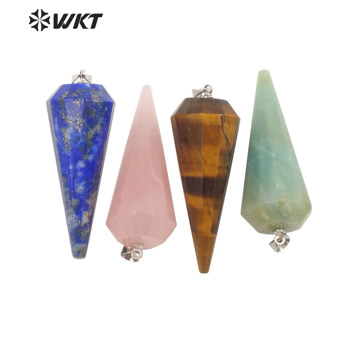 

WT-P1804 WKT 2022 Noble Stone New Style Cone Shape Natural Gemstones Women Gift Pendant For Party Trend Jewelry Fashion