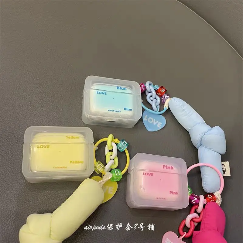 Character Creative Gradient block English letters Bluetooth headset case For airpods 1 2 3 pro
Character Creative Gradient block English letters Bluetooth headset case For airpods 1 2 3 pro