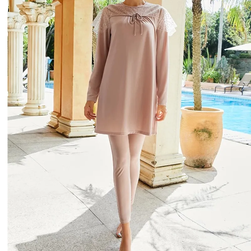 Women Muslim Swimsuit Full Cover Swimwears Burkini Mujer Moslem Hijab Beachwear Femme Long Sleeve Scarf Hair Hood Bathing Suit
Women Muslim Swimsuit Full Cover Swimwears Burkini Mujer Moslem Hijab Beachwear Femme Long Sleeve Scarf Hair Hood Bathing Suit