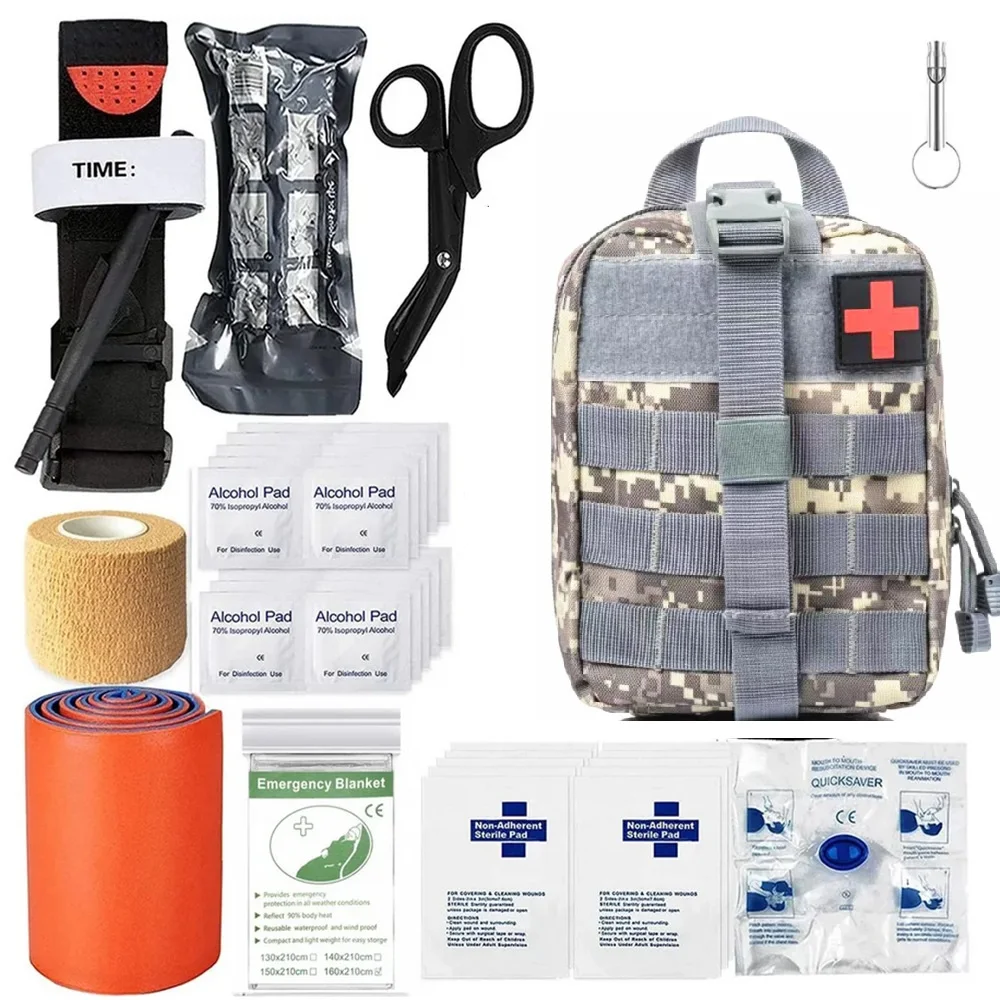 Military Survival Gear Molle Bag Medical Emergency Survival First Aid Kit Military Tactical Tourniquet Bandage For Camping
Military Survival Gear Molle Bag Medical Emergency Survival First Aid Kit Military Tactical Tourniquet Bandage For Camping