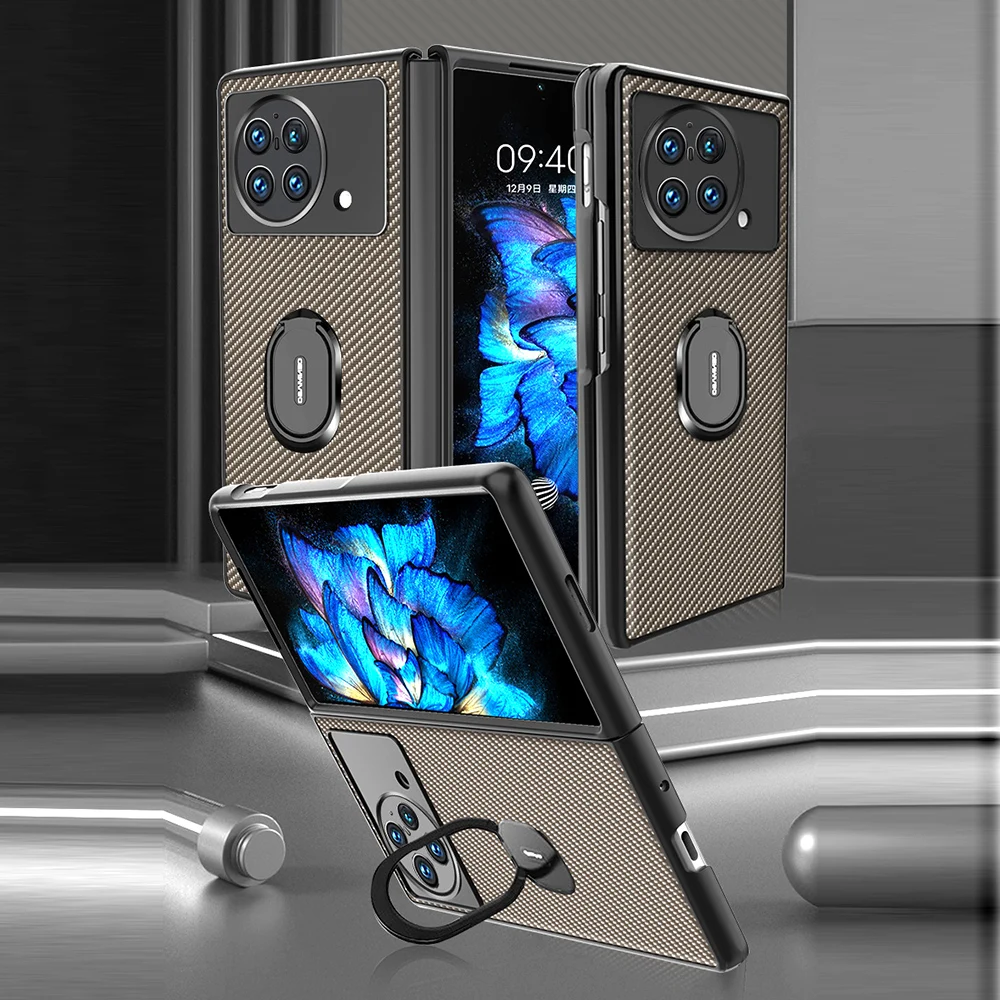 Luxury Phone case with stand holder for VIVO X FOLD Real Carbon Fiber Ultra-Thin Foldable Screen Protective Cover for VIVO XFOLD
Luxury Phone case with stand holder for VIVO X FOLD Real Carbon Fiber Ultra-Thin Foldable Screen Protective Cover for VIVO XFOLD