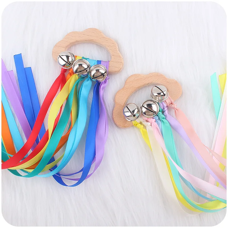 New Baby Rainbow Ribbon Beech Wood Cloud Rattle Modeling Newborn Early Education Toys Montessori Color Plaything
New Baby Rainbow Ribbon Beech Wood Cloud Rattle Modeling Newborn Early Education Toys Montessori Color Plaything