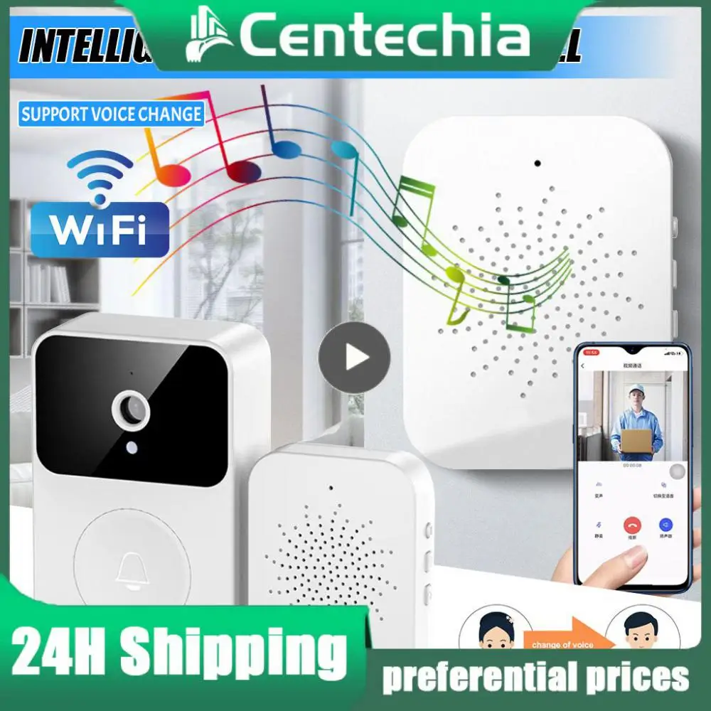 With Camera Waterproof Video Door Bell 1080p Wireless Wifi Doorbell 800mah Smart Doorbell Real-time Intercom Night
With Camera Waterproof Video Door Bell 1080p Wireless Wifi Doorbell 800mah Smart Doorbell Real-time Intercom Night