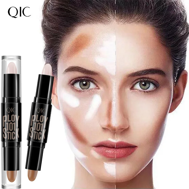 

1PC Double-end Concealer Stick Face Makeup Creamy Foundation Pencil Women Cosmetic Facial Brighten Contour Creamy Pen Focallure