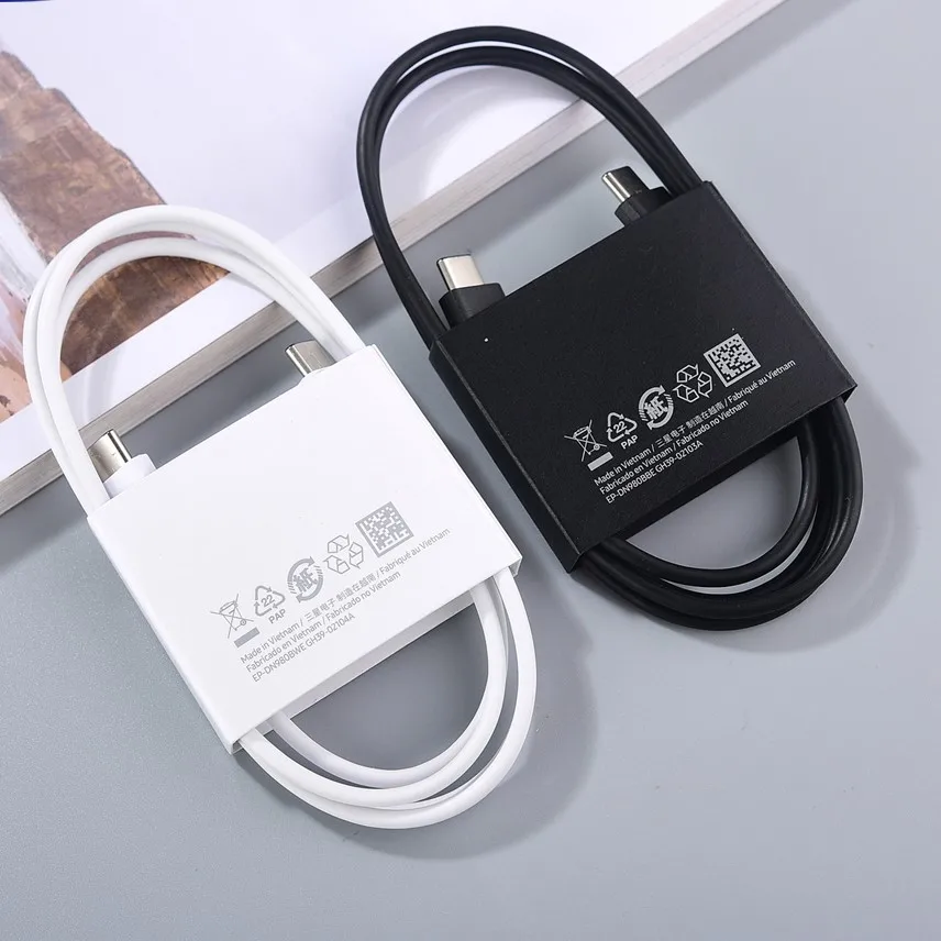 10 шт./OEM Оригинальный S22 Note 20 S21 кабель типа C USB3.0 25 Вт 45 Вт 3A PD USB Type-C на Type-C кабель для быстрой зарядки для Note20 S21 S22
10 шт./OEM Оригинальный S22 Note 20 S21 кабель типа C USB3.0 25 Вт 45 Вт 3A PD USB Type-C на Type-C кабель для быстрой зарядки для Note20 S21 S22