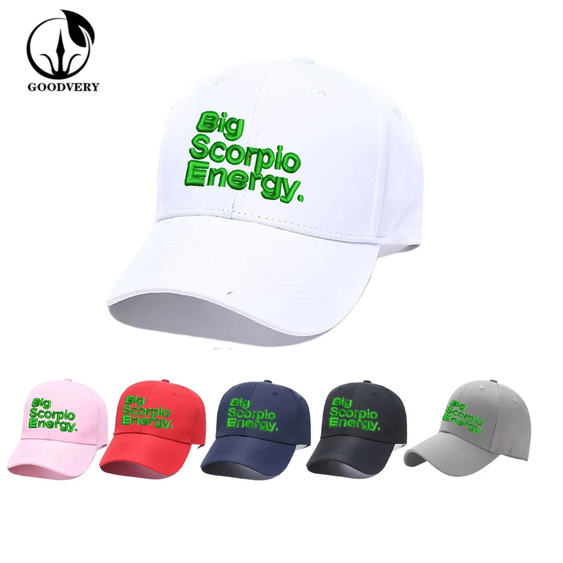 GOODVERY High Quality Scorpio Embroidered Baseball Cap Cotton Breathable Outdoor Sport Sun Hat Adjustable Back Buckle Peaked Cap
GOODVERY High Quality Scorpio Embroidered Baseball Cap Cotton Breathable Outdoor Sport Sun Hat Adjustable Back Buckle Peaked Cap