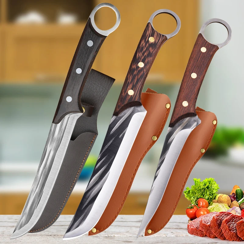 Kitchen Knife Meat Cleaver Forged Boning Knife Butcher Knife Vegetable Fruit Knife Outdoor Survival Knife
Kitchen Knife Meat Cleaver Forged Boning Knife Butcher Knife Vegetable Fruit Knife Outdoor Survival Knife