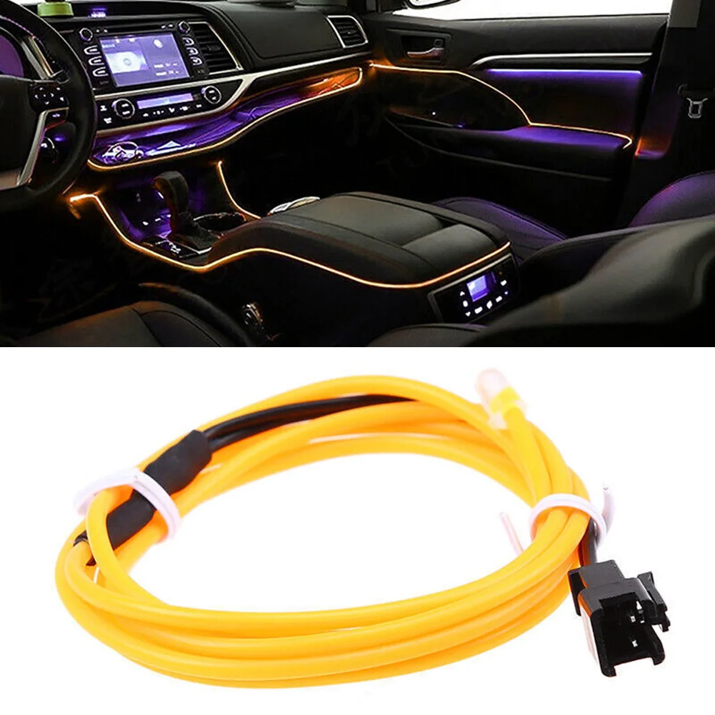 2m Cold Light Strip Yellow LED Car Interior Decorative Atmosphere Wire Strip Light Accessories Direct Inserted 12V Inverter
2m Cold Light Strip Yellow LED Car Interior Decorative Atmosphere Wire Strip Light Accessories Direct Inserted 12V Inverter