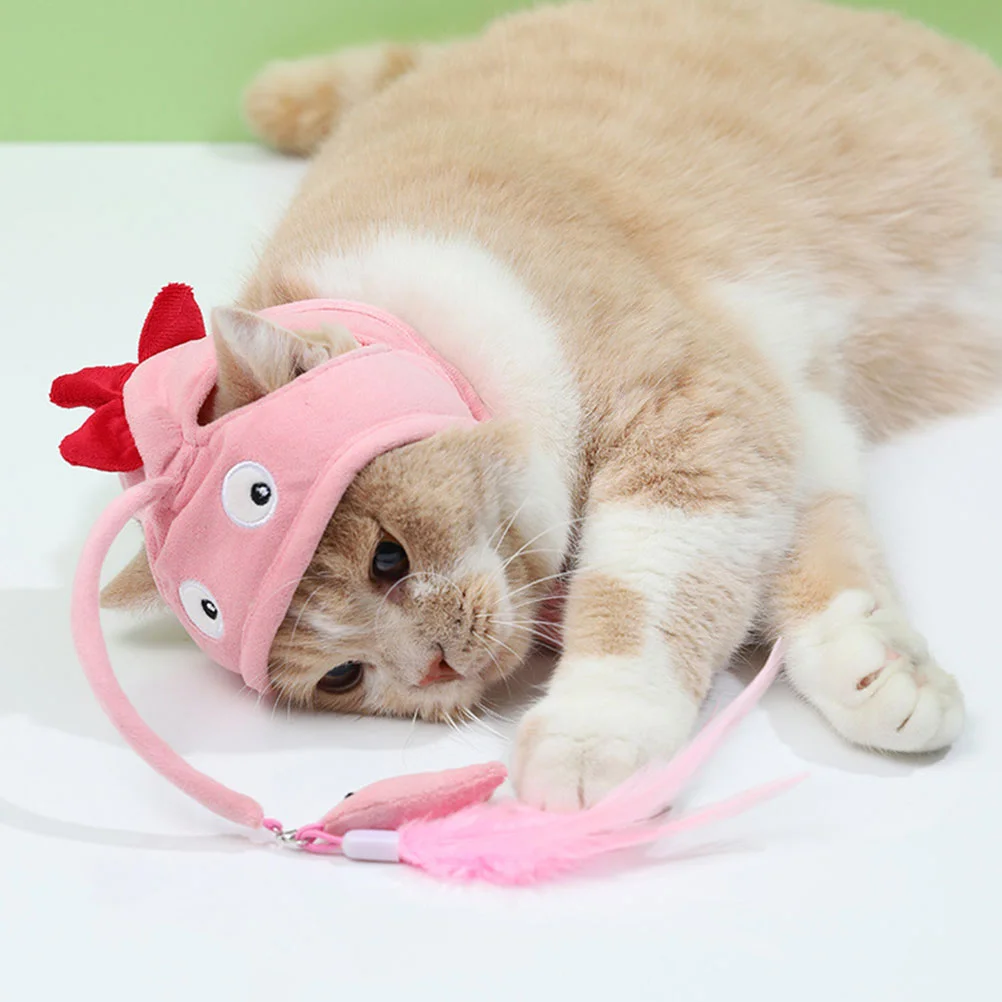 2 Pcs Cat Fish Toy Wand Teaser Pole Toys Dogs Small Funny Hat Doggy Interactive Party Costume Accessory
2 Pcs Cat Fish Toy Wand Teaser Pole Toys Dogs Small Funny Hat Doggy Interactive Party Costume Accessory