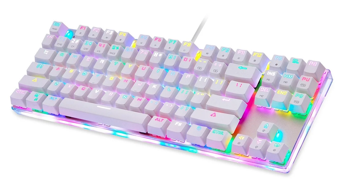 Игровая клавиатура проводная Motospeed K87S Blue Switch, (Outemu Blue), белый, сиреневый
Игровая клавиатура проводная Motospeed K87S Blue Switch, (Outemu Blue), белый, сиреневый