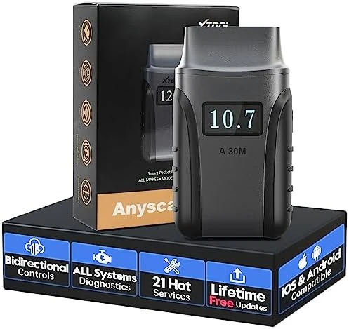 A30M Wireless BT OBD2 Scanner (NO Update Fee) for Android & iPhone, 2023 Newest Bidirectional Scan with All System Diagnost
A30M Wireless BT OBD2 Scanner (NO Update Fee) for Android & iPhone, 2023 Newest Bidirectional Scan with All System Diagnost