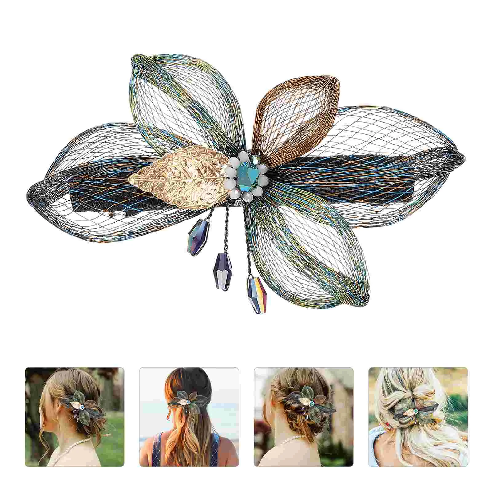 

Hair Clips Butterfly Clip Butterflies For Alligator Hairpin Accessories Barrettes Women Duckbill Barrette Crystal Clamps