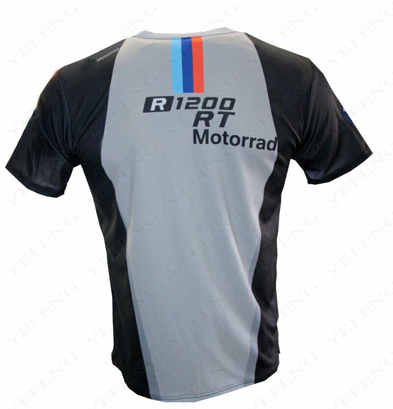 For BMW R1200 RT Summer Motorcycle Motorrad Team Motorsport Superbike Racing Black Grey T-Shirt Men's Short Quick Dry Jerseys
For BMW R1200 RT Summer Motorcycle Motorrad Team Motorsport Superbike Racing Black Grey T-Shirt Men's Short Quick Dry Jerseys