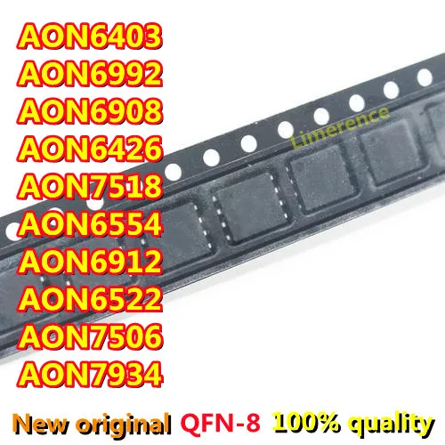 (5 шт.) 100% Новинка AON6403 AON6992 AON6908A AON6426 AON7518 AON6554 AON6912A AON6522 AON7506 AON7934 QFN
(5 шт.) 100% Новинка AON6403 AON6992 AON6908A AON6426 AON7518 AON6554 AON6912A AON6522 AON7506 AON7934 QFN