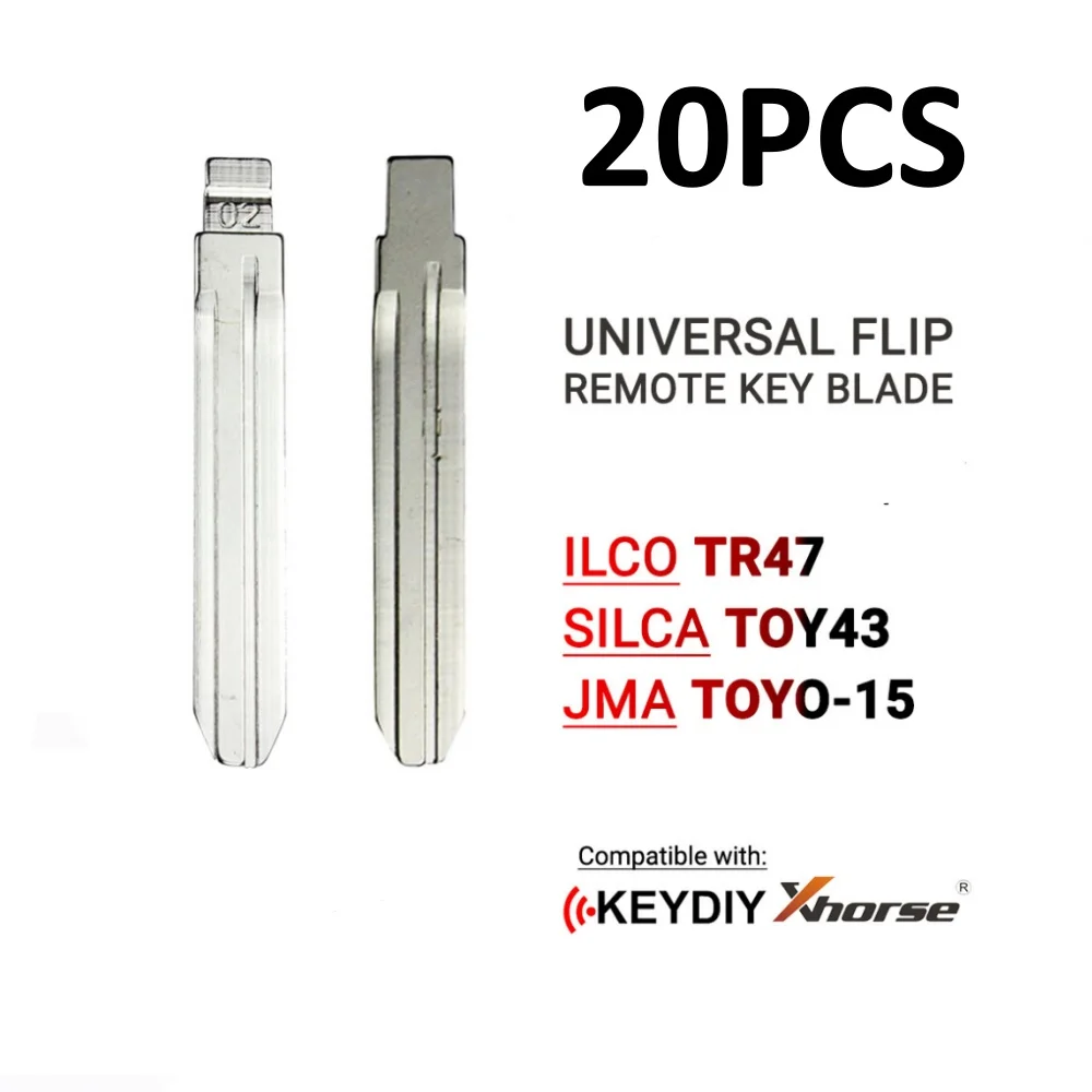 10/20 шт. # 02 TOY43 keydiy xhorse Складной ключ-заготовка для TR47 Toyo-15 Toyota
10/20 шт. # 02 TOY43 keydiy xhorse Складной ключ-заготовка для TR47 Toyo-15 Toyota