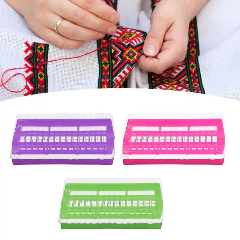Thread Organizer 30 Positions Nonwoven Efficient Sorting Reusable Plastic Embroidery Floss Shelf for Pointed Needle Tool
Thread Organizer 30 Positions Nonwoven Efficient Sorting Reusable Plastic Embroidery Floss Shelf for Pointed Needle Tool