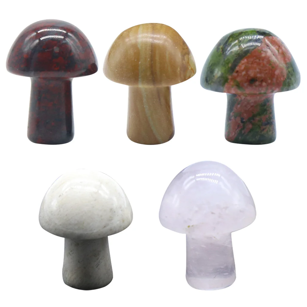 5Pcs Mini Mushroom Decor Flowerpot Mushroom Ornament Crystal Mushrooms (Random Color)
5Pcs Mini Mushroom Decor Flowerpot Mushroom Ornament Crystal Mushrooms (Random Color)