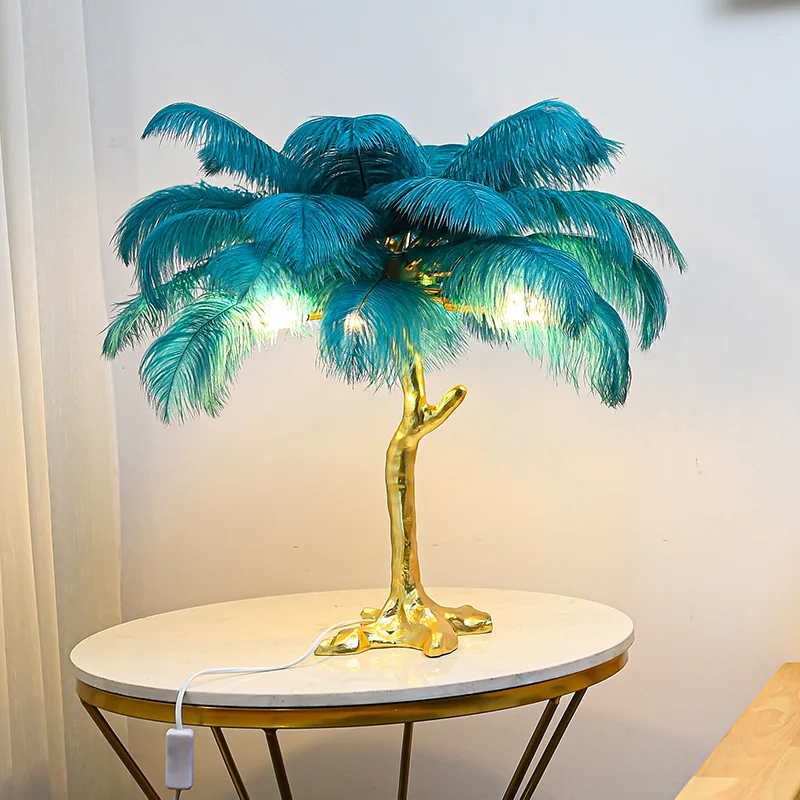 Feather Table Lamp Bedroom Nordic Living Room Lamp Dining Table Lamp Resin Ostrich Feather Lamp Night Stand
Feather Table Lamp Bedroom Nordic Living Room Lamp Dining Table Lamp Resin Ostrich Feather Lamp Night Stand