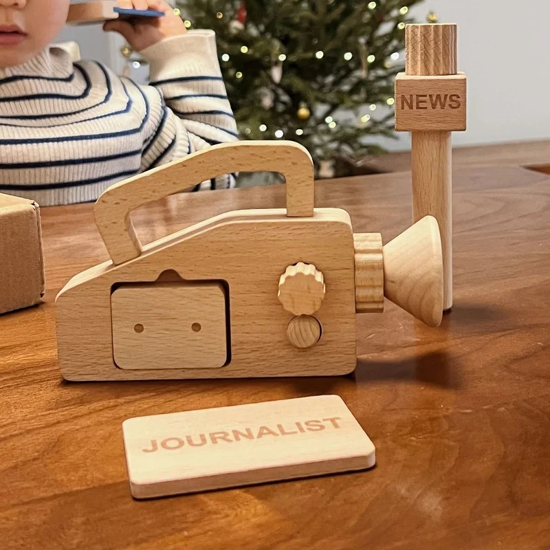 Russian Handmade Wooden Cute Children's Toys Camera Photography Props Simulation Educational Role-playing Reporters Cameras
Russian Handmade Wooden Cute Children's Toys Camera Photography Props Simulation Educational Role-playing Reporters Cameras