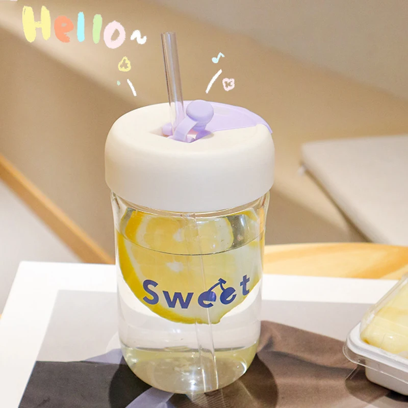 New High Value Heat Resistant High Borosilicate Glass Monogram Pattern Ladies Straw Kettle Portable Juice Cup 450ml
New High Value Heat Resistant High Borosilicate Glass Monogram Pattern Ladies Straw Kettle Portable Juice Cup 450ml
