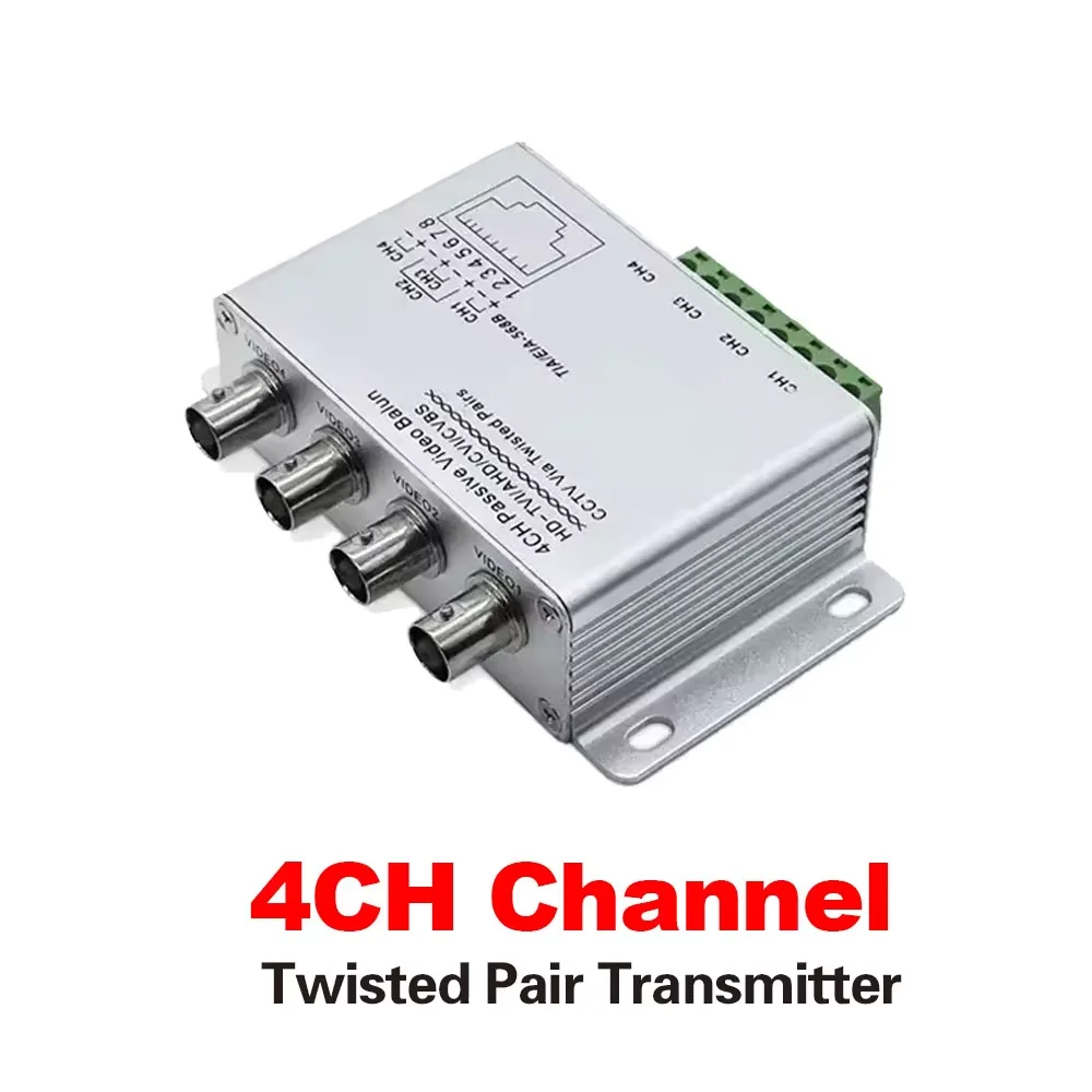 HSmart HD Пассивный видеобалун 4/8 каналов для камер AHD CVI TVI 
HSmart HD Пассивный видеобалун 4/8 каналов для камер AHD CVI TVI