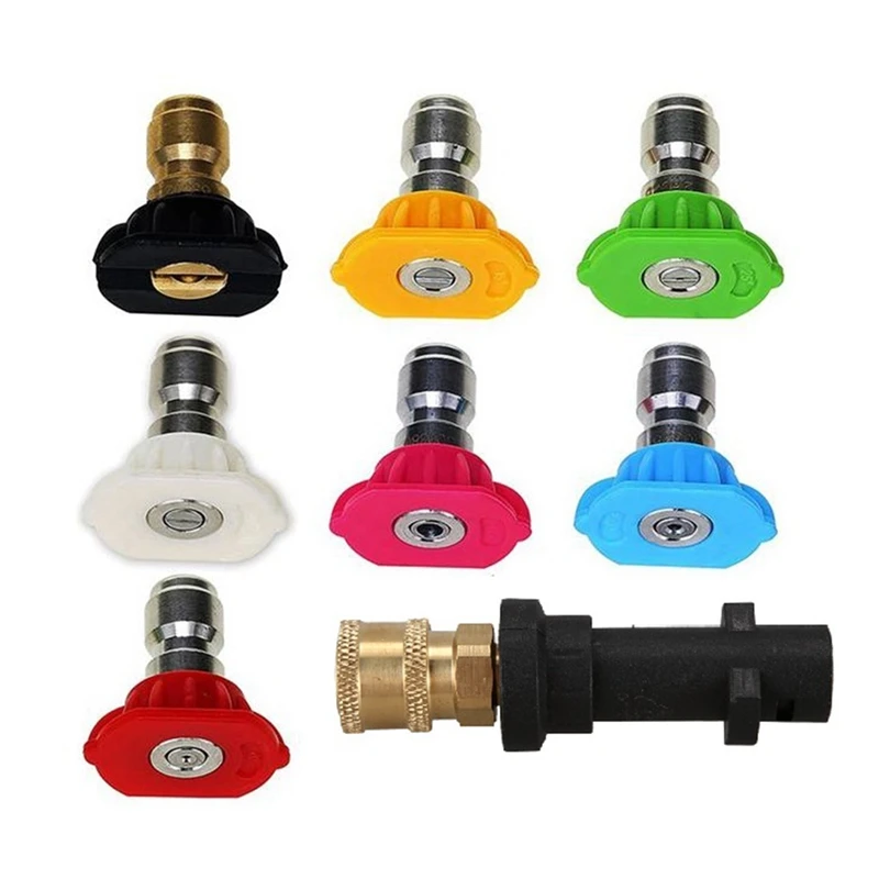 Compatible Pressure Washer Adapter, Only Replacement For Karcher K2, K3, K4, K5, K6, K7, 1/4 Inch Quick Connect
Compatible Pressure Washer Adapter, Only Replacement For Karcher K2, K3, K4, K5, K6, K7, 1/4 Inch Quick Connect