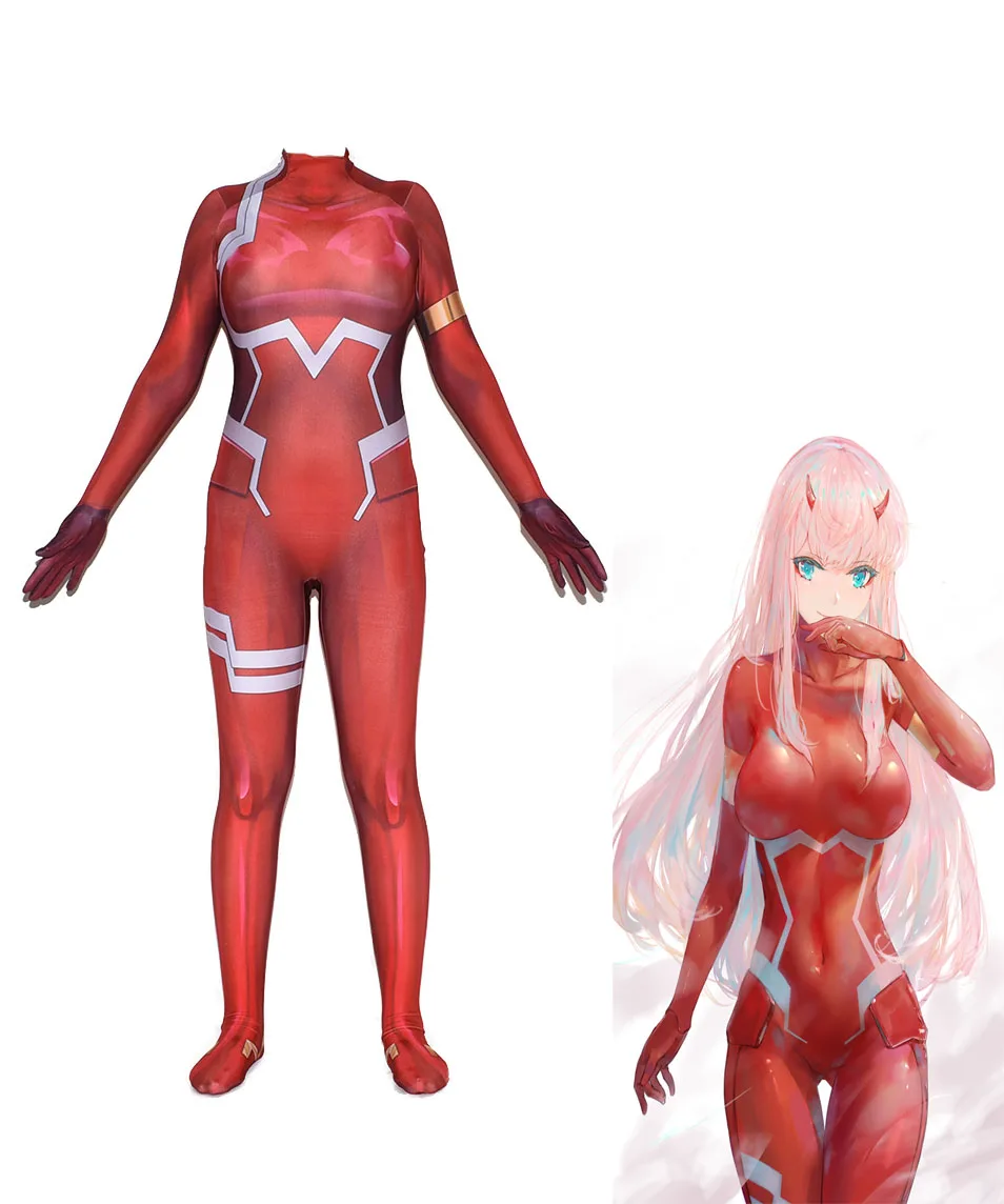 Anime 3D DARLING in the FRANXX 02 Zero Two Cosplay Costume Halloween Jumpsuits Zentai Bodysuit Suits
Anime 3D DARLING in the FRANXX 02 Zero Two Cosplay Costume Halloween Jumpsuits Zentai Bodysuit Suits