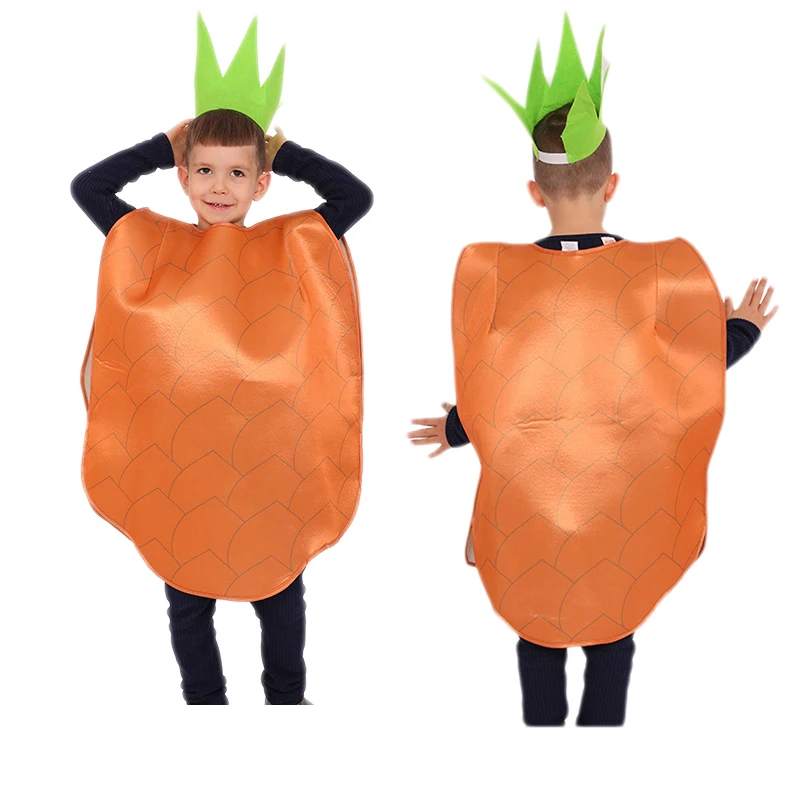 Fruit Pineapple Cosplay Halloween Costumes For Kids Girls Boys Performance Fancy Role Play Party Purim Carnival
Fruit Pineapple Cosplay Halloween Costumes For Kids Girls Boys Performance Fancy Role Play Party Purim Carnival