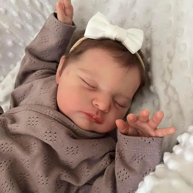 Silicone Reborn Newborn Realistic Baby Doll Washable Reborn Toddler Simulation Natural Sleeping Playing Doll Toy Children Gift
Silicone Reborn Newborn Realistic Baby Doll Washable Reborn Toddler Simulation Natural Sleeping Playing Doll Toy Children Gift
