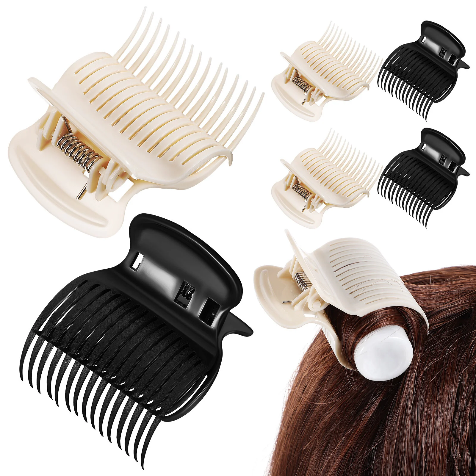 12 Pcs Claw Clip Hot Roller Clips Hair Salon Tools Small Volume Women Replacement Abs Large Miss Heated Curlers
12 Pcs Claw Clip Hot Roller Clips Hair Salon Tools Small Volume Women Replacement Abs Large Miss Heated Curlers