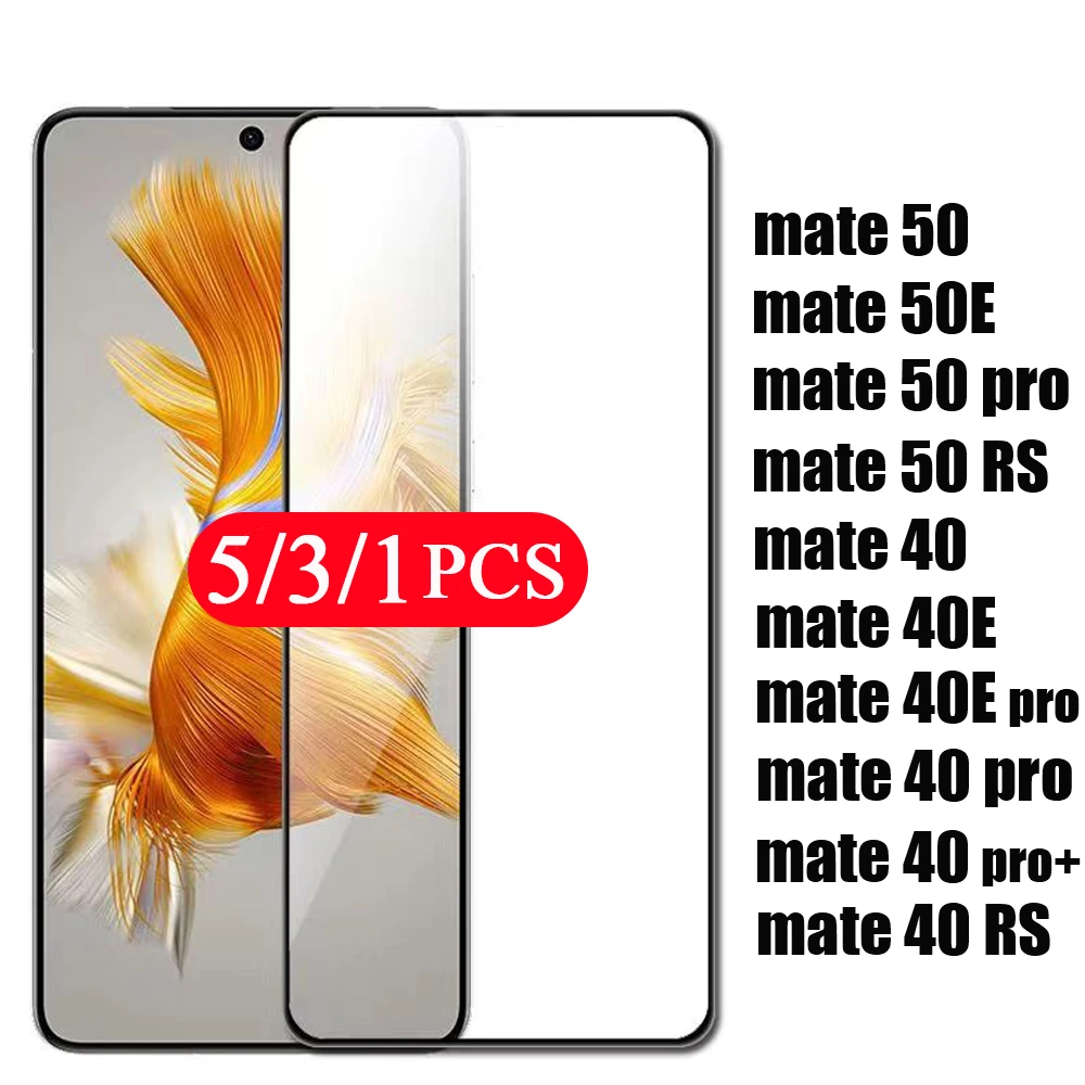 5/3/1pcs for huawei Mate 50 RS tempered glass mate 50E 40 40E 30E Pro plus 30 lite Full cover screen protector protective film
5/3/1pcs for huawei Mate 50 RS tempered glass mate 50E 40 40E 30E Pro plus 30 lite Full cover screen protector protective film