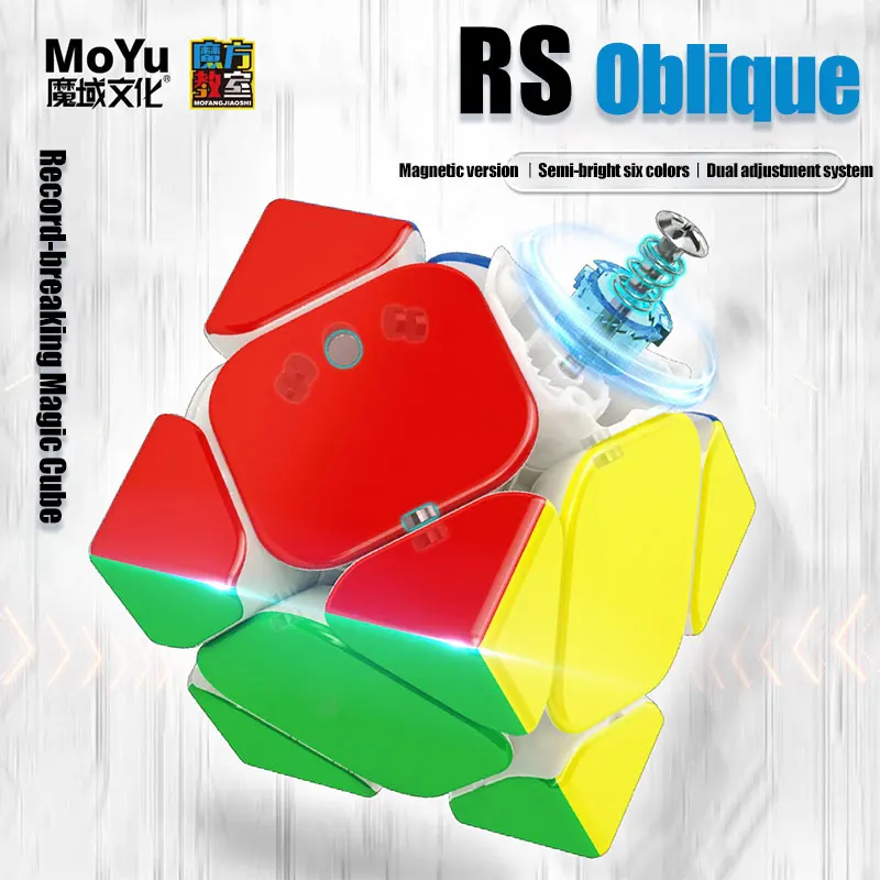 MOYU RS Skew Magic Cube 3x3x3 Magnetic Torsion Skew Speed Cube Professional Puzzle Bricks Block Gift Toys for Children
MOYU RS Skew Magic Cube 3x3x3 Magnetic Torsion Skew Speed Cube Professional Puzzle Bricks Block Gift Toys for Children