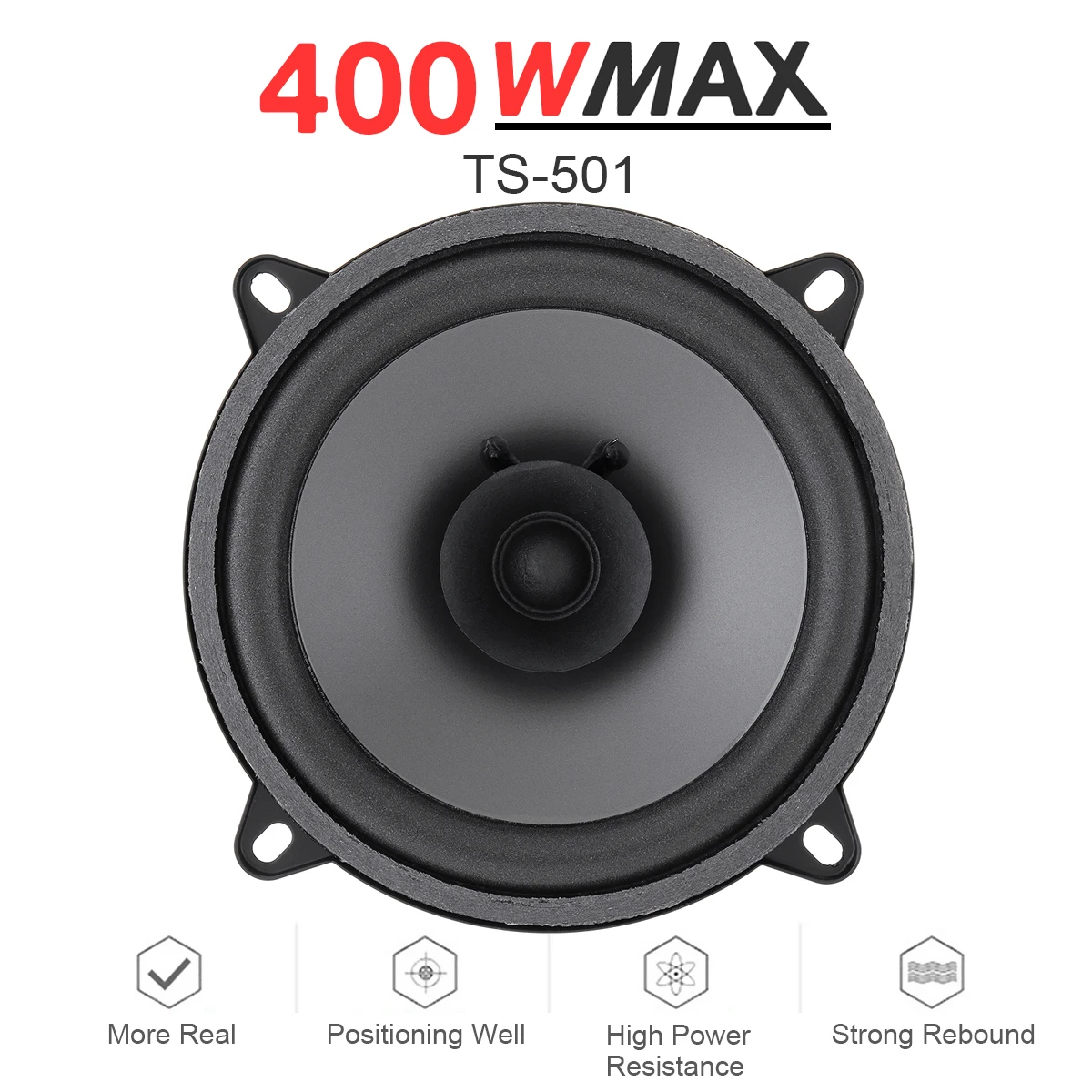 1 Piece 5 Inch 400W 12V Car Coaxial Speaker Vehicle Door Auto Audio Music Stereo Full Range Frequency Hifi Speakers
1 Piece 5 Inch 400W 12V Car Coaxial Speaker Vehicle Door Auto Audio Music Stereo Full Range Frequency Hifi Speakers