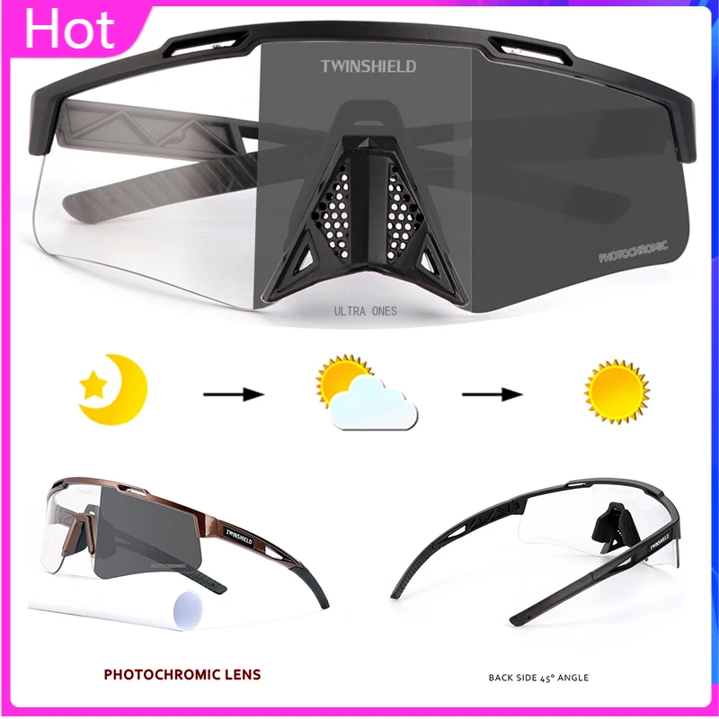 Велосипедные фотохромные очки, уличные очки с защитой от УФ лучей, для пешего туризма, скалолазания, рыбалки, велоспорта, езды на горном вело...
Велосипедные фотохромные очки, уличные очки с защитой от УФ лучей, для пешего туризма, скалолазания, рыбалки, велоспорта, езды на горном вело...