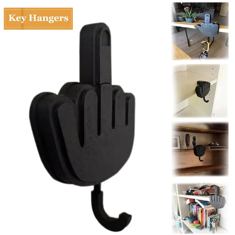 Middle Finger Key Hanger Self Adhesive Key Hook For Doorway Wall Entryway Hallway Storage Hooks Key Holder for Wall Decorative
Middle Finger Key Hanger Self Adhesive Key Hook For Doorway Wall Entryway Hallway Storage Hooks Key Holder for Wall Decorative