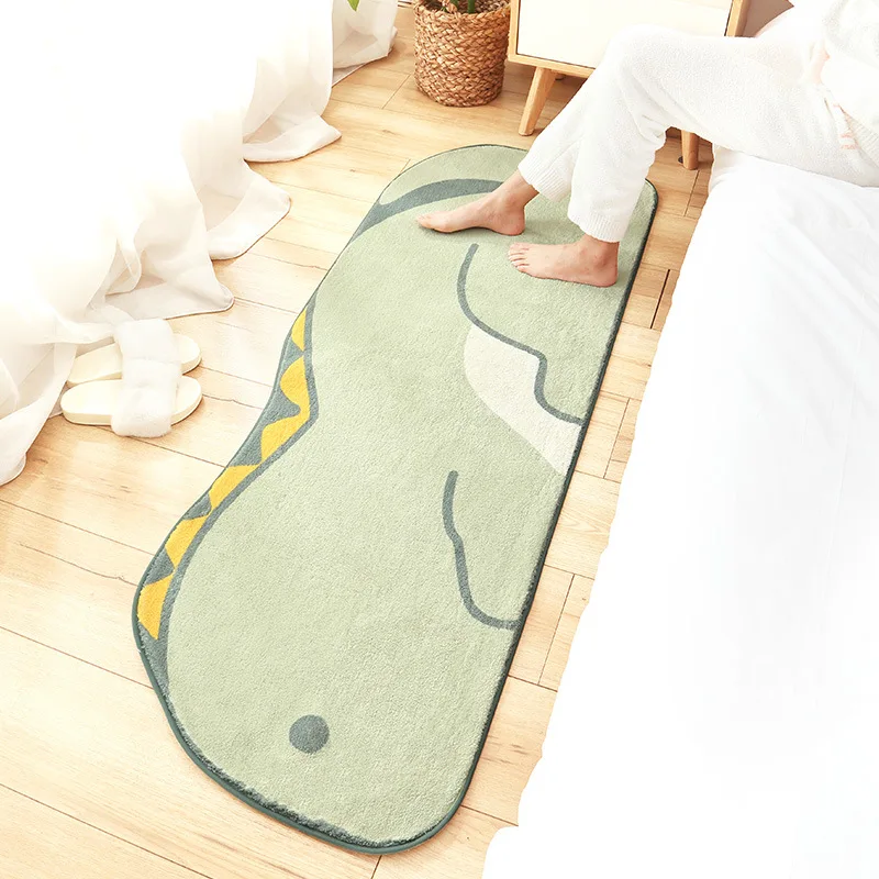 Cartoon Dinosaur Bedroom Rugs Blue Whale Bedside Soft Carpet Kids Non-Slip Baby Play Mats Living Room Floor Mat Machine Washable
Cartoon Dinosaur Bedroom Rugs Blue Whale Bedside Soft Carpet Kids Non-Slip Baby Play Mats Living Room Floor Mat Machine Washable